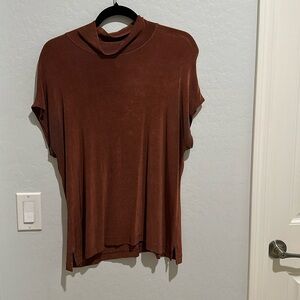 Chico’s Travelers RustBrown Women’s Top - Size 3